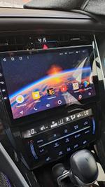 Магнитола для Toyota Harrier 3 XU60 2013-2017 (большая рамка) - FarCar S280 монитор 10.36" IPS на Android 13, CarPlay