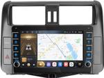 Магнитола для Toyota Land Cruiser Prado 150 2009-2013 (взамен 7" навигации) - Kuberg EW-9613-2 (кнопки и крутилки), Android 12, Быстрая, CarPlay, 4G SIM-слот