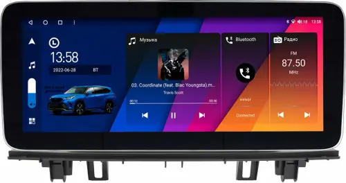 Магнитола для BMW X1 (F48) 2015-2020 - Canbox H-Line 0014 монитор 12.3" QLED в стиле MERCEDES на Android 10, ТОП-процессор, CarPlay, 4G SIM-слот
