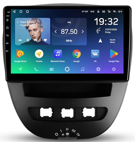 Магнитола для Citroen C1, Peugeot 107, Toyota Aygo - Teyes CC2 PLUS Android 10, ТОП процессор, 4-64, SIM-слот