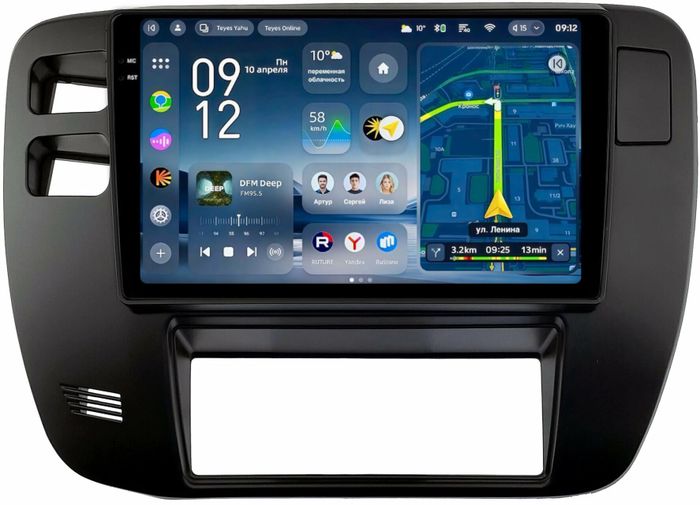 Магнитола для Nissan Patrol Y61 1997-2004 - Teyes CC4-PRO монитор 9.5" 2K QLED на Android 13, Быстрейшая, Snapdragon 778G, ИИ, CarPlay, DSP, 4G SIM-слот