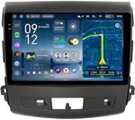 Магнитола для Mitsubishi Outlander XL, Peugeot 4007, Citroen C-Crosser (перфорированная рамка) - Teyes CC4-PRO монитор 9.5" 2K QLED на Android 13, Snapdragon 778G, ИИ, CarPlay, DSP, 4G SIM-слот