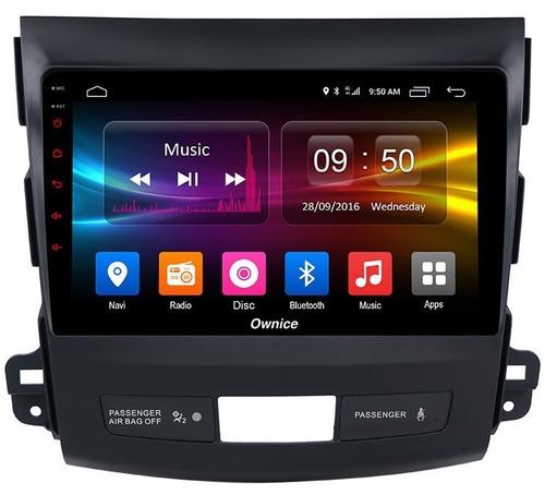 Магнитола для Mitsubishi Outlander XL, Peugeot 4007, Citroen C-Crosser - Kuberg OL-9636 IPS, Android 10, 8 ядер (TS18), 4G SIM-слот