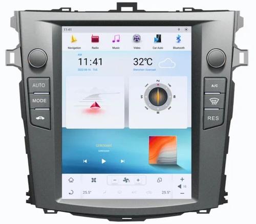 Магнитола для Toyota Corolla E150 2007-2013 - Kuberg ZF-1063-Q6 вертикальный монитор 10.4" в стиле "Тесла" на Android 11, Snapdragon, Carplay, 4G SIM-слот, 8/128 ГБ