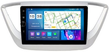 Магнитола для Hyundai Solaris 2 2017-2022, Solaris HS 2024+ - Parafar PF766FHDAV на Android 13, 8-ядер, 2Гб+32Гб, CarPlay, 4G SIM-слот