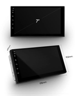 2DIN магнитола - FarCar 832 дисплей 7" IPS на Android 13, 8 ядер (TS18), CarPlay, 4G SIM-слот