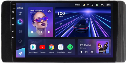 Магнитола для Volkswagen Polo 6, Skoda Rapid 2 2020+ - Teyes CC3L на Android 10, 8-ядер, CarPlay, 4G SIM-слот