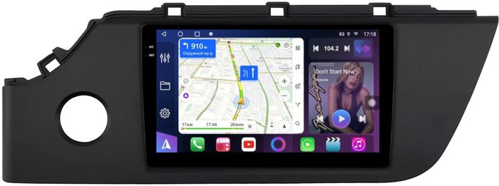 Магнитола для KIA Rio 4, Rio X 2020-2022, Solaris KRS/KRX 2024+ - FarCar BM1253M монитор 9.5" QLED на Android 14, TS10, 4+32Гб, CarPlay, 4G SIM-слот