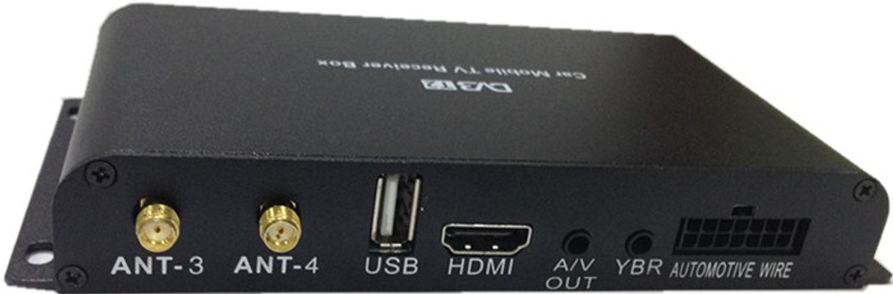 Автомобильный ТВ-тюнер DVB-T2 цифровой (4 антенны)