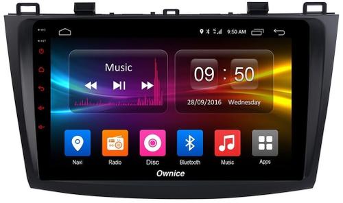 Магнитола для Mazda 3, Axela 2009-2013 - Kuberg OL-9507 IPS, Android 10, 8 ядер (TS18), 4G SIM-слот