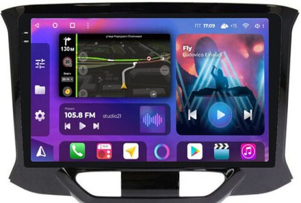 Магнитола для Lada Xray 2015-2022, Xray Cross - FarCar BM3110M-2K монитор 9.5" 2K QLED на Android 14, TS10, 4+32Гб, CarPlay, 4G SIM-слот