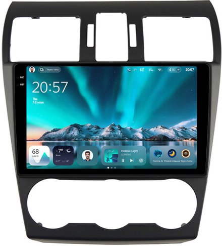 Магнитола для Subaru Forester 4 2012-2015, Impreza 4, XV (без штатной КЗВ) - Teyes CC4 монитор 9.2" 2K QLED на Android 14, Snapdragon 680, DSP, CarPlay, 4G SIM-слот