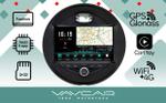 Магнитола для Mini Cooper 2015 - 2018 - Vaycar VA07-1709 на Android 13, Быстрая, 4G SIM-слот