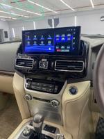 Магнитола для Toyota Land Cruiser 200 2015-2021 (с JBL и 360) - RDL-LC200-High монитор 12.3" на Android 12, Быстрая, CarPlay, 4G SIM-слот