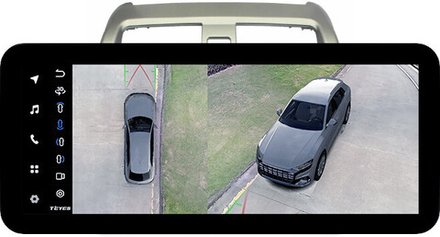 Магнитола для Honda Airwave 2005-2010 - Teyes LUX ONE 360 монитор 12.3" 2K QLED на Android 10, 6Гб+128Гб, CarPlay, 4G SIM-слот, 4 камеры в комплекте