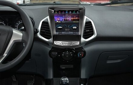 Магнитола для Ford EcoSport 2014-2018 - Kuberg ZF-1166-DSP вертикальный экран 10.4" в стиле "Тесла" на Android 9, , 4/64ГБ