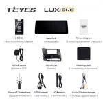 Магнитола для Honda Civic 8 4d 2005-2012 (левый руль) - Teyes LUX ONE ROUND монитор 12.3" 2K QLED на Android 10, Быстрая, CarPlay, 4G SIM-слот