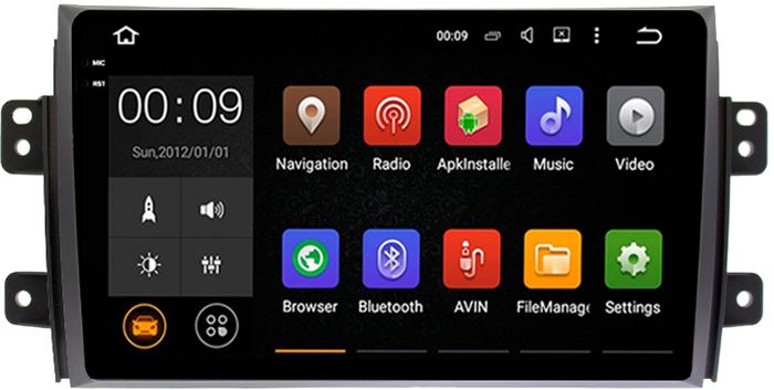Магнитола для Suzuki SX4 2006-2014 - AIROC 2K RX-3502 Android 13, QLed+2K, ТОП процессор, 8/128, CarPlay, SIM-слот