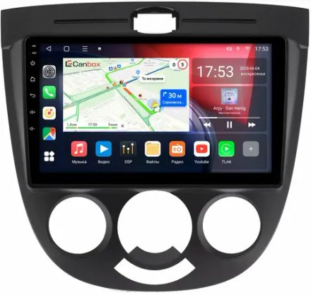 Магнитола для Chevrolet Lacetti хэтчбек (кондиционер) - CanBox 9137 Android 10, 8-ядер, SIM-слот