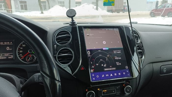 Магнитола для Volkswagen Tiguan 1 2007-2017, Golf Plus - Teyes TPRO 2 монитор 9.7" QLED в стиле "Тесла" на Android 10, TS10, 4G SIM-слот