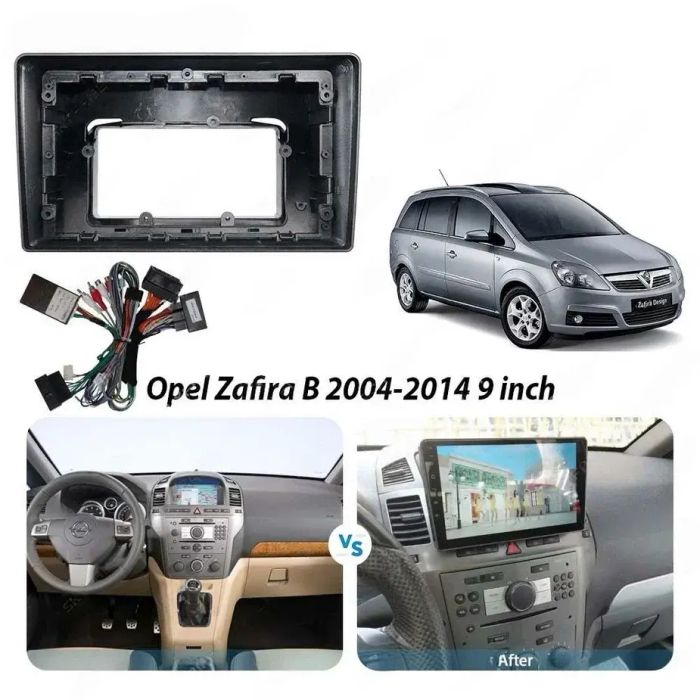 Магнитола для Opel Zafira B - Kuberg SF-9310 QLed, Android 13, TS20, CarPlay, SIM-слот