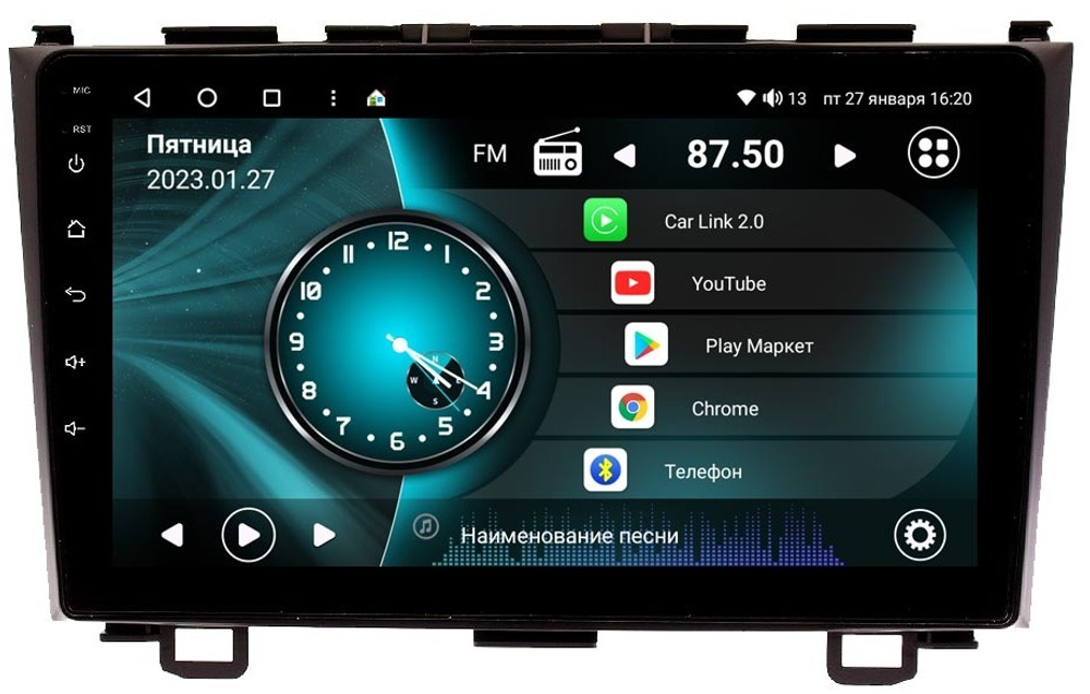 Магнитола для Honda CR-V 2007-2012 - Vaycar VA20-0009 на Android 13, 8-ядер, 4G SIM-слот