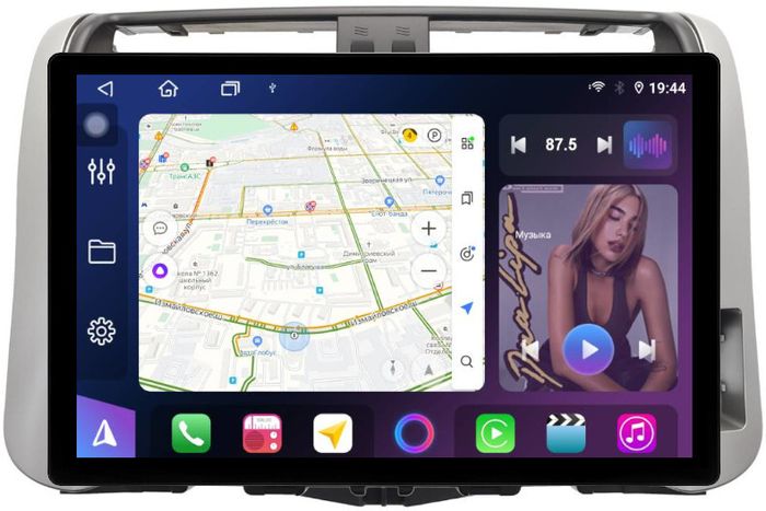 Магнитола для Toyota Land Cruiser Prado 150 2009-2013 (правый руль) - FarCar BX877 монитор 13" 2K QLED на Android 13, TS10, 6+128, CarPlay, 4G SIM-слот