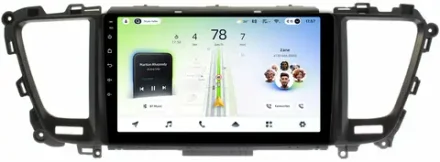 Магнитола для KIA Carnival 3 2014-2020 (большая рамка) - Teyes CC4L монитор 9" IPS на Android 14, Snapdragon 662, CarPlay, 4G SIM-слот