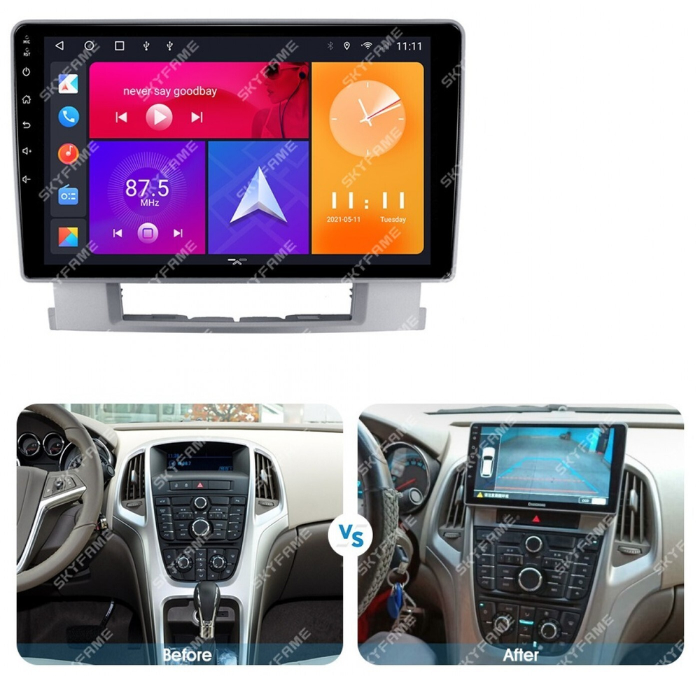 Магнитола для Opel Astra J 2010-2015 - Kuberg SF-9305 IPS, Android 10, 8 ядер (TS18), 4G SIM-слот