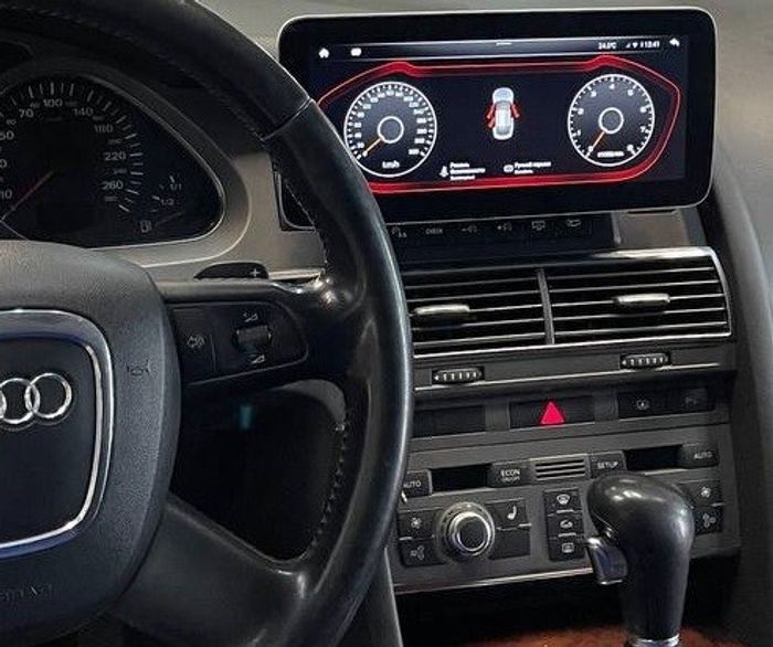 Магнитола для Audi A6 2004-2008 2G - Parafar PF7948QHD2G монитор 10" на Android 11, Быстрая, SIM-слот