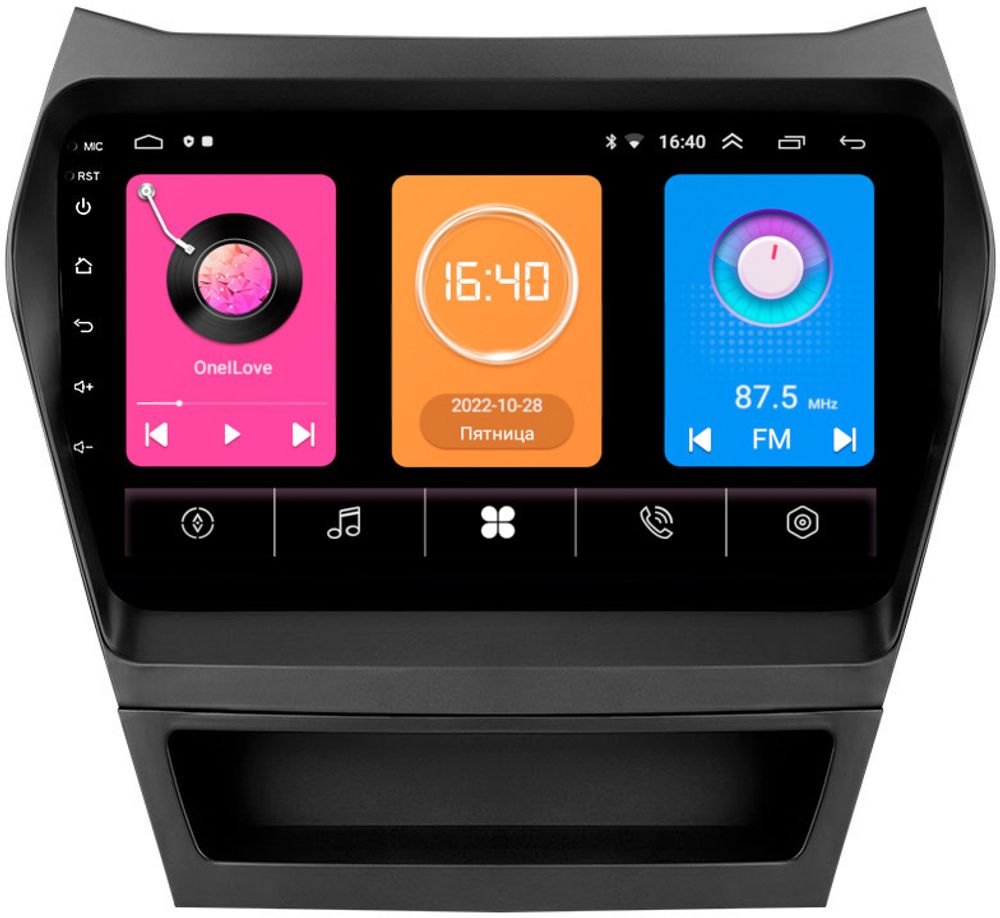 Магнитола для Hyundai Santa Fe 2012-2018 -  GT9-9022 на Android 10, 2ГБ-16ГБ