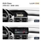 Магнитола для Mercedes-Benz GLK 2008-2012 NTG 4.0 - Teyes LUX ONE монитор 12.3", Android 10, 6/128Гб, CarPlay, 4G SIM-слот