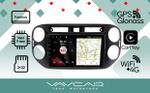 Магнитола для Volkswagen Tiguan 2011-2016 (рамка черная, прямоуг. кнопка) - Vaycar VA81-0489 на Android 13, 4G SIM-слот