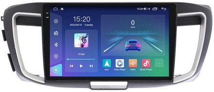 Магнитола для Honda Accord 9 2013-2015 - Parafar PF400U2K (поддержка усилителя, боковой камеры) на Android 13, QLED+2K, ТОП процессор, 8Гб+128Гб, CarPlay, 4G SIM-слот
