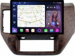 Магнитола для Nissan Patrol Y61 2004-2010 (рамка дерево) - FarCar BX877 монитор 13" 2K QLED на Android 13, TS10, 6+128, CarPlay, 4G SIM-слот