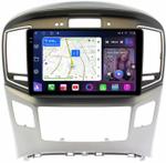 Магнитола для Hyundai H1, Grand Starex 2015-2022 (ШГУ монохром, авто с часами) - FarCar BM9-2K-7000F3 монитор 9.5" 2K QLED на Android 14, Быстрая, CarPlay, 4G SIM-слот