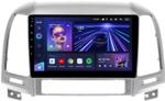 Магнитола для Hyundai Santa Fe 2 CM 2006-2012 (рамка серебро) - Teyes CC3L на Android 10, CarPlay, 4G SIM-слот