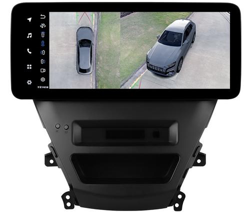 Магнитола для Hyundai Elantra 5 MD 2013-2015 (перенос БК вниз) - Teyes LUX ONE 360 монитор 12.3" 2K QLED на Android 10, CarPlay, 4G SIM-слот, 4 камеры в комплекте