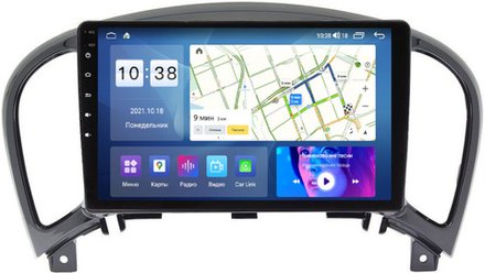 Магнитола для Nissan Juke 2011-2019 - Parafar PF789LUX1UHD на Android 13, QLED, ТОП процессор, 8Гб+128Гб, CarPlay, 4G SIM-слот