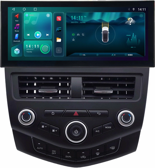 Магнитола для Honda Accord 7 2003-2008 - Kuberg монитор 12.3" в стиле LEXUS на Android 12, TS10, CarPlay, 4G SIM-слот