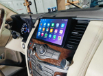 Магнитола для Nissan Patrol Y62, Infiniti QX56/QX80 2010-2017 (поддержка Bose и 360, рамка тип 1) - Teyes CC2 PLUS на Android 10, ТОП процессор, 4Гб+64Гб, 4G SIM-слот