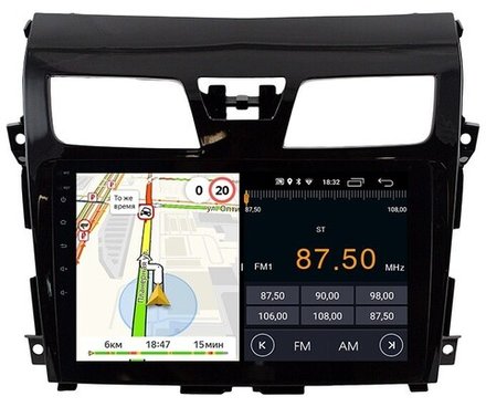 Магнитола для Nissan Teana 2014-2016 (L33) - Parafar PF971LUX1FHD на Android 13, 8-ядер, 2Гб+32Гб, CarPlay, 4G SIM-слот