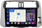 Магнитола для Toyota Land Cruiser Prado 150 2009-2013 (правый руль) - FarCar 7041PR монитор 9.5" QLED на Android 14, TS18, CarPlay, 4G SIM-слот