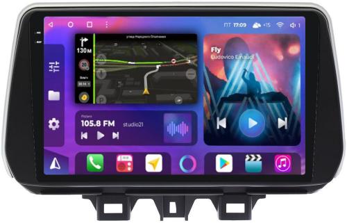 Магнитола для Hyundai Tucson 3 2018-2021 - FarCar BM1135M-2K монитор 9.5" 2K QLED на Android 14, TS10, 4+32Гб, CarPlay, 4G SIM-слот