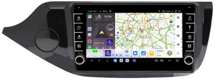 Магнитола для KIA Ceed 2 (JD) 2012-2018 (рамка глянцевая) - Kuberg EW-1781 (кнопки и крутилки) Android 13, TS20, 6+128Гб, CarPlay, 4G SIM-слот