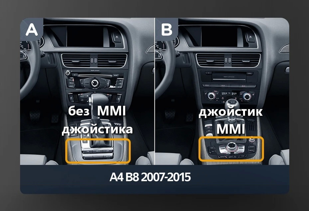 Магнитола для Audi A4 B8 2007-2015 с джойстиком MMI (рамка 10) - Teyes LUX ONE 360 монитор 12.3" 2K QLED на Android 10, 6Гб+128Гб, CarPlay, 4G SIM-слот, 4 камеры в комплекте