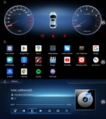 Магнитола для Mercedes-Benz GLK 2012-2015 NTG 4.5 - FarCar MB1008 монитор 12.3" на Android 13, 8Гб+128Гб, CarPlay, 4G SIM-слот