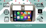 Магнитола для Toyota Land Cruiser Prado 150 2009-2013 (рамка бронза) - Vaycar VA77-0065 на Android 13, Быстрая, 4G SIM-слот