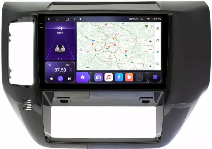 Магнитола для Nissan Patrol 2004-2010 - Kuberg SF-9270 QLed+2K, Android 12, TS10,  CarPlay, 4G SIM-слот