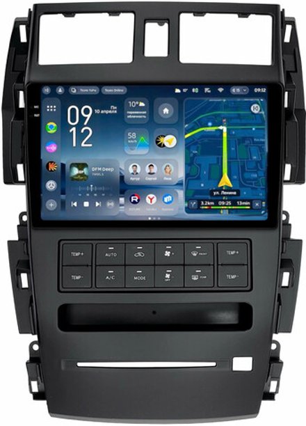 Магнитола для Nissan Teana J31 2003-2008 (большая рамка) - Teyes CC4-PRO монитор 9.5" 2K QLED на Android 13, Snapdragon 778G, ИИ, CarPlay, DSP, 4G SIM-слот